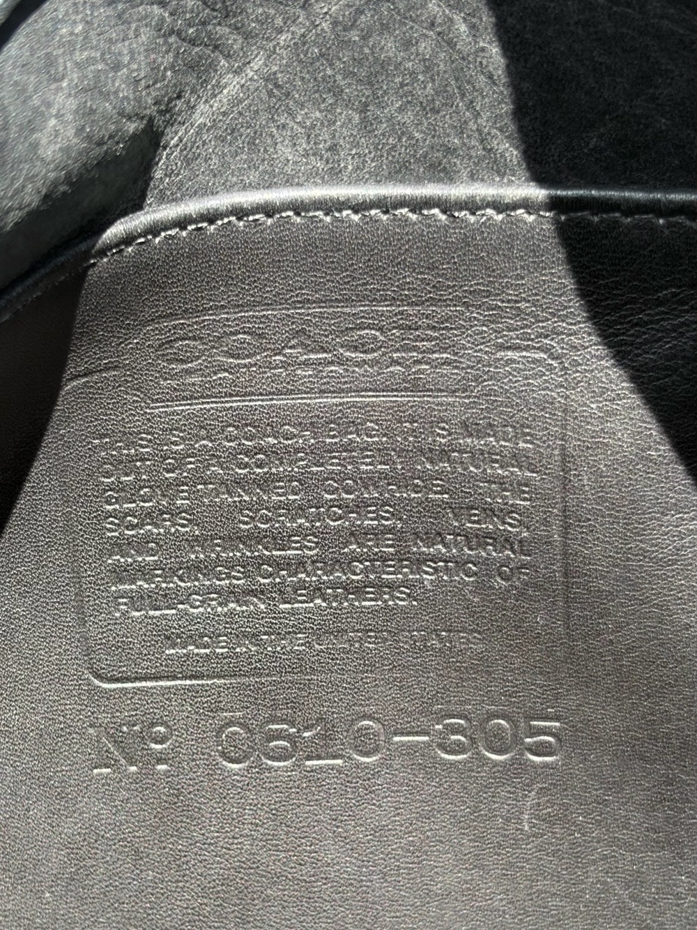 Vintage COACH Matinee Black Leather Rare EUC - Picture 9 of 17